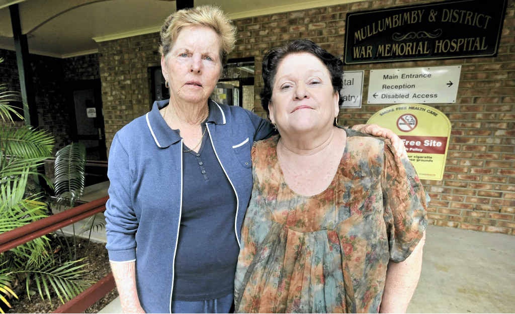Janine Slater and Gill Lomath have had a long association with Mullumbimby Hospital and vow to work their hardest to keep the services for the community. Janine Slater and Gill Lomath have had a long association with Mullumbimby Hospital and vow to work their hardest to keep the services for the community.