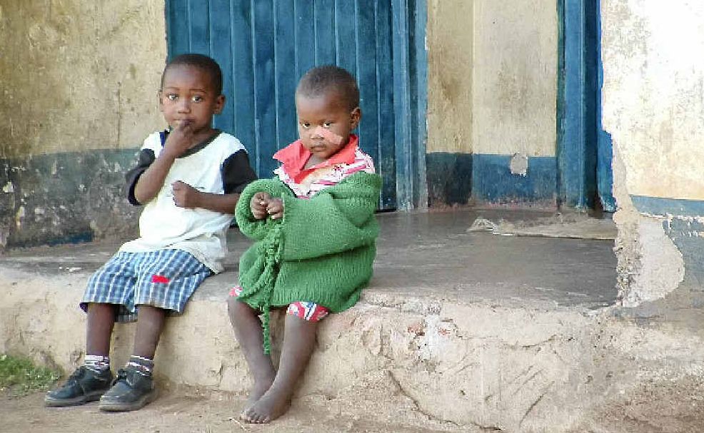 Two of more than 40 orphans at the Kakamega Church in Kenya. Two of more than 40 orphans at the Kakamega Church in Kenya.