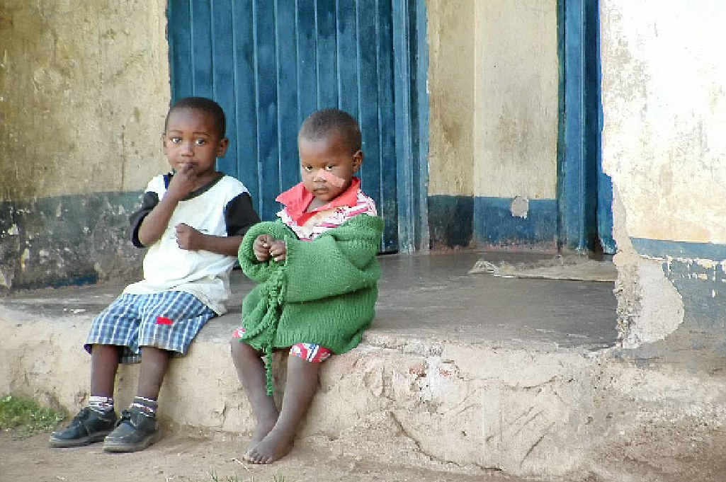 Two of more than 40 orphans at the Kakamega Church in Kenya. Two of more than 40 orphans at the Kakamega Church in Kenya.
