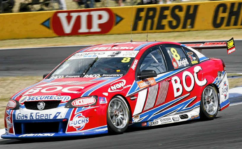 V8 FUN: Action from Saturday’s qualifying round at last year’s Coates Hire Ipswich 300 at Queensland Raceway. Photo: Claudia Baxter / Queensland Times V8 FUN: Action from Saturday’s qualifying round at last year’s Coates Hire Ipswich 300 at Queensland Raceway. Photo: Claudia Baxter / Queensland Times