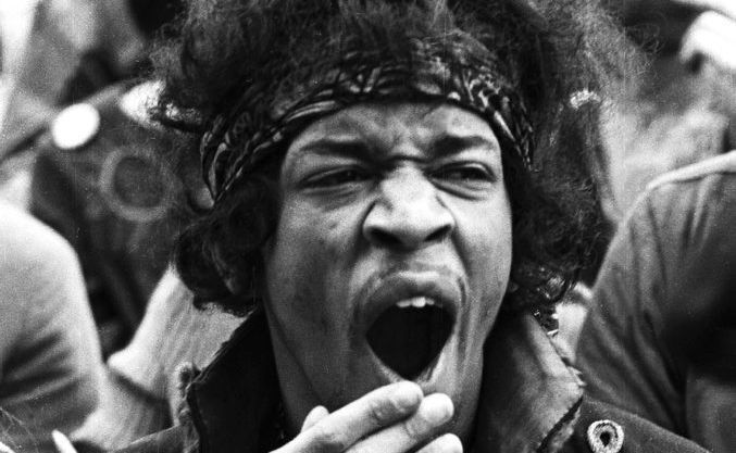 Jimi Hendrix captured at the Monterey Pop Festival, June 1967 by photographer Colin Beard. Jimi Hendrix captured at the Monterey Pop Festival, June 1967 by photographer Colin Beard.