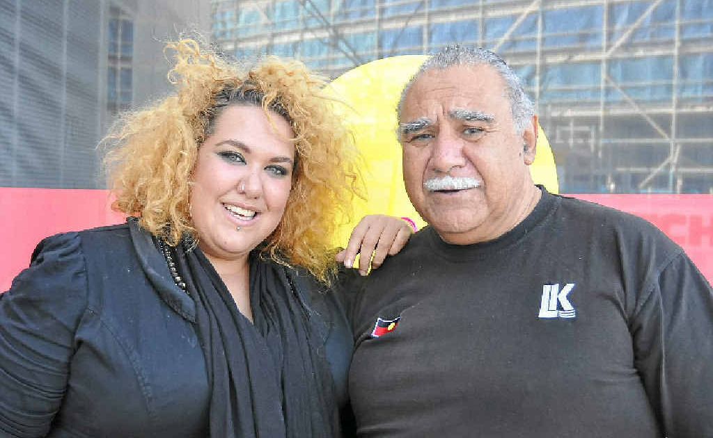 IDOLS: Casey Donovan and Michael Anderson visit Southern Cross University for NAIDOC celebrations. IDOLS: Casey Donovan and Michael Anderson visit Southern Cross University for NAIDOC celebrations.