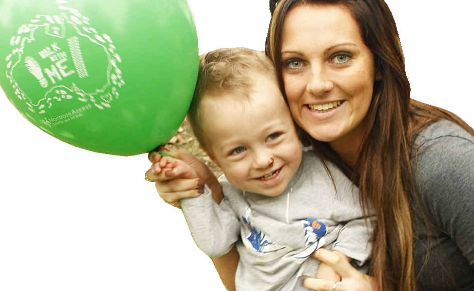 William, his mum Celia Knight, and their family will take part in the second annual Walk With Me charity event on September 15 to help children with disabilities. William, his mum Celia Knight, and their family will take part in the second annual Walk With Me charity event on September 15 to help children with disabilities.