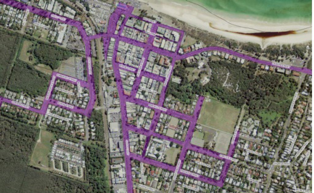 Alcohol-free zones in Byron Bay during the Splendour in the Grass weekend. Alcohol-free zones in Byron Bay during the Splendour in the Grass weekend.