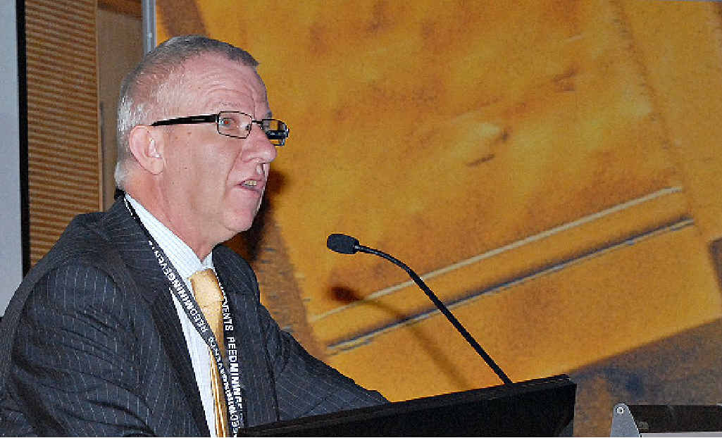 Michael Roche says coal mines are still holding onto 250-300 megalitres of water following the 2010/11 floods. Michael Roche says coal mines are still holding onto 250-300 megalitres of water following the 2010/11 floods.