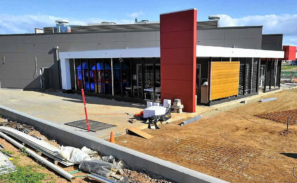 Construction of the new McDonald’s on Glenlyon Rd is progressing well. Construction of the new McDonald’s on Glenlyon Rd is progressing well.