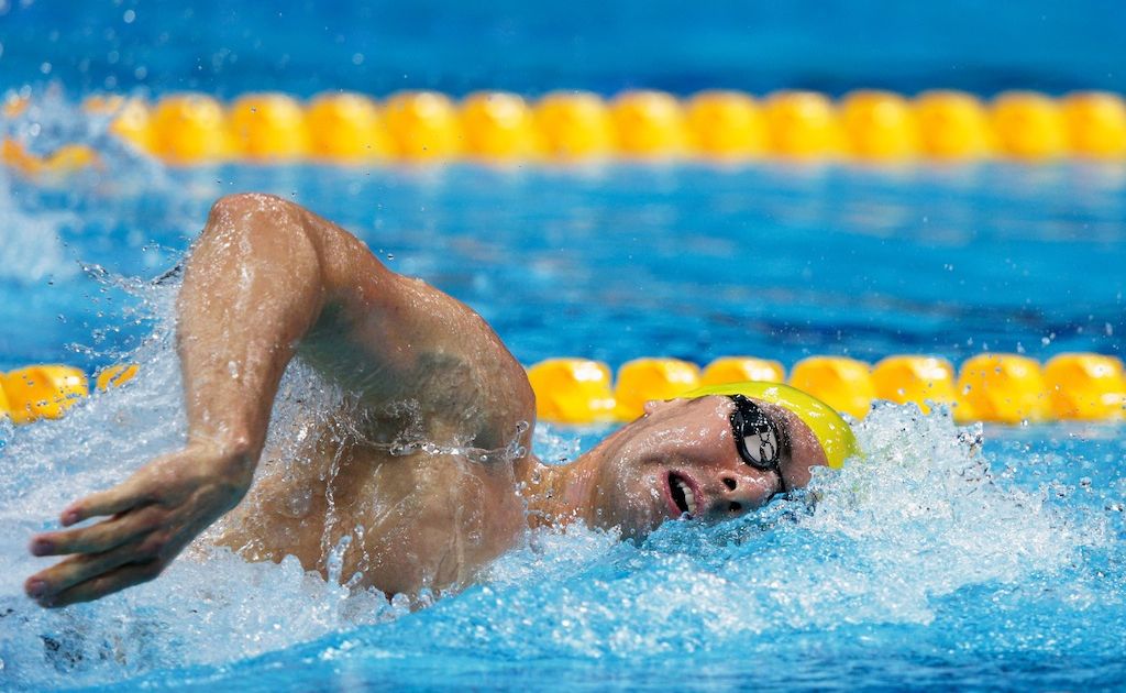 Ryan Napoleon finished last in the men's 400 metre freestyle final. Ryan Napoleon finished last in the men's 400 metre freestyle final.
