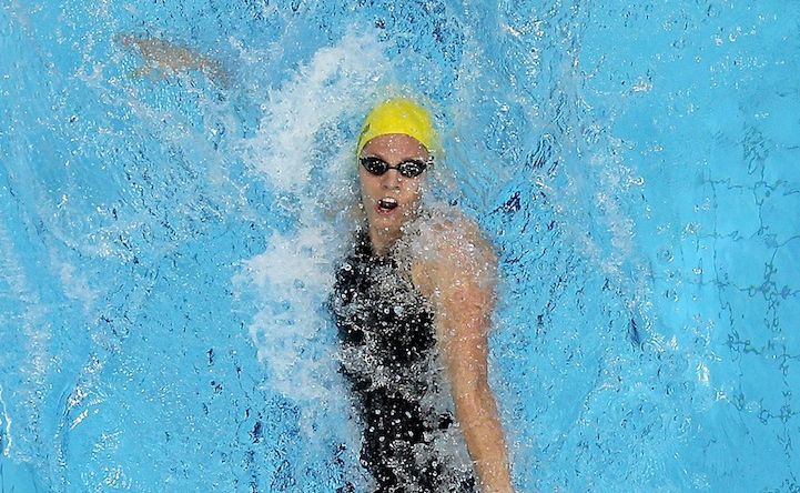 Emily Seebohm has won silver in the women's 100 metre backstroke. Emily Seebohm has won silver in the women's 100 metre backstroke.