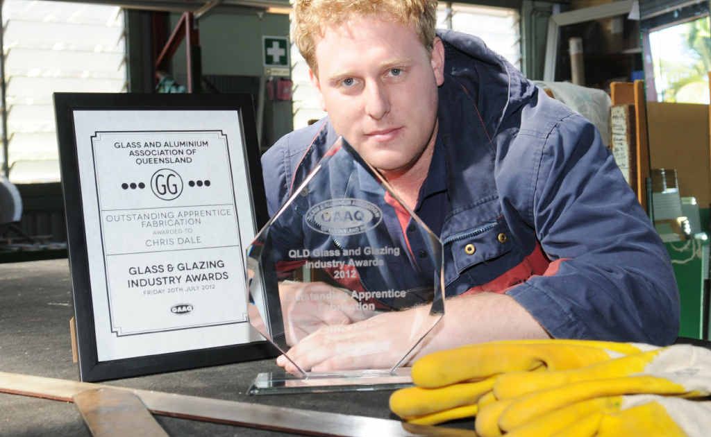 Gympie Glazing Works’ Chris Dale has won another award for his great work. Gympie Glazing Works’ Chris Dale has won another award for his great work.