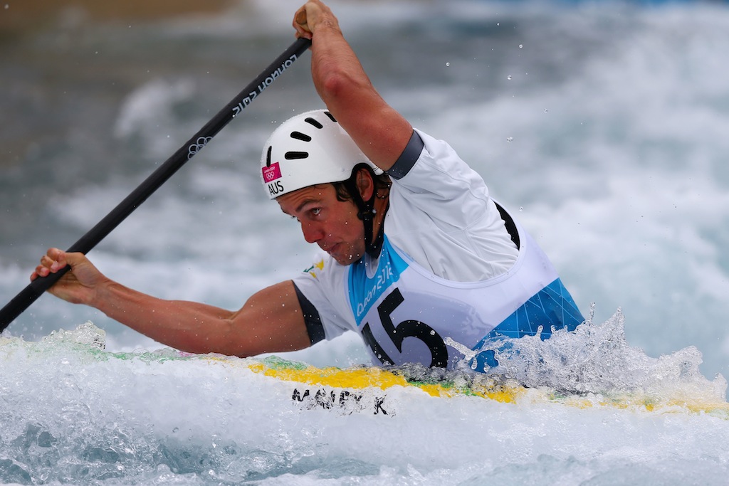 Kynan Maley has finished sixth in the C1 slalom. Kynan Maley has finished sixth in the C1 slalom.