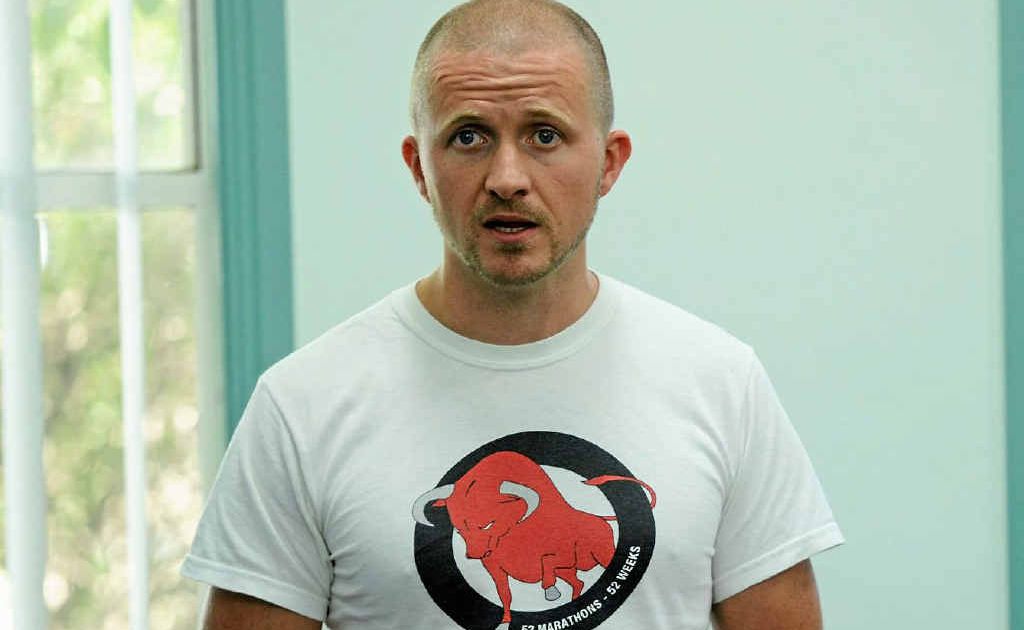 Tristan Miller, a marathon runner, visits Gladstone to promote the Botanic to Bridge event. Tristan Miller, a marathon runner, visits Gladstone to promote the Botanic to Bridge event.
