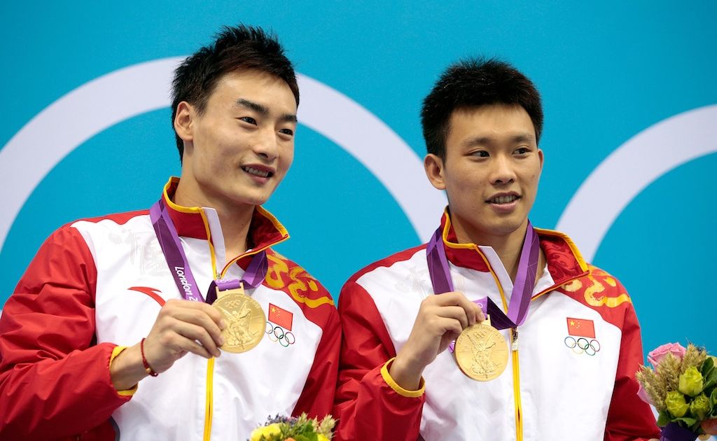 Qin Kai and Luo Yutong have won gold in the diving. Qin Kai and Luo Yutong have won gold in the diving.