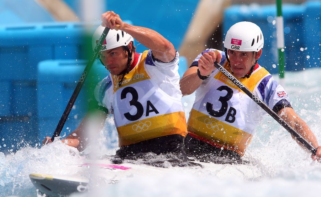 Tim Baillie and Etienne Stott have won gold in the men's C2. Tim Baillie and Etienne Stott have won gold in the men's C2.