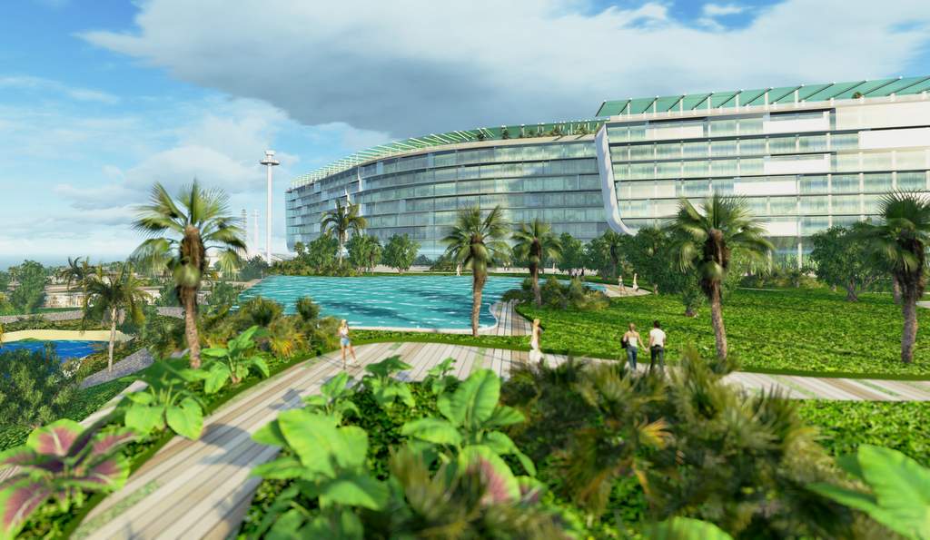 Clive Palmer has unveiled plans in Brisbane for the redevelopment of his Coolum resort. Clive Palmer has unveiled plans in Brisbane for the redevelopment of his Coolum resort.