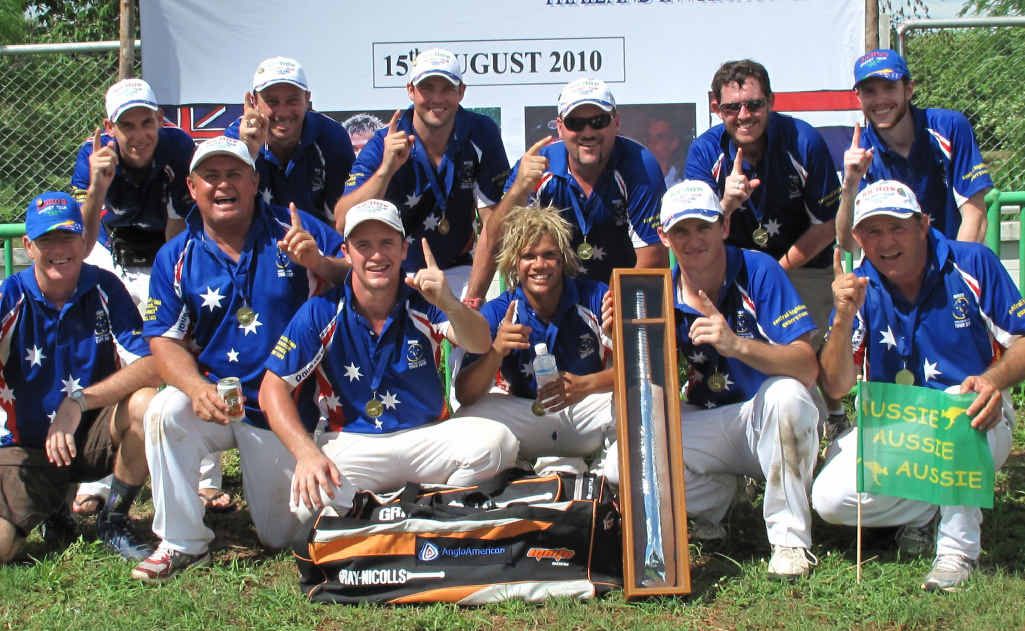 The Richos XI side which toured Thailand last year. INSET: Team captain Rowan Richardson. The Richos XI side which toured Thailand last year. INSET: Team captain Rowan Richardson.