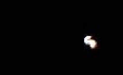 PHOTO EVIDENCE: A photograph of the mysterious object Childers resident Diane Styles (inset) spotted in the sky near her home. PHOTO EVIDENCE: A photograph of the mysterious object Childers resident Diane Styles (inset) spotted in the sky near her home.