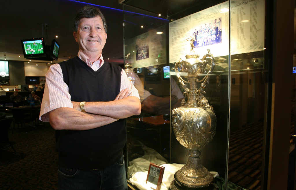 STANDING GROUND: Peter Egan has been sworn in as the new defender of Rockhampton and Gladstone soccer’s Holy Grail – The Wesley Hall Cup. He is the cup’s new trustee. STANDING GROUND: Peter Egan has been sworn in as the new defender of Rockhampton and Gladstone soccer’s Holy Grail – The Wesley Hall Cup. He is the cup’s new trustee.