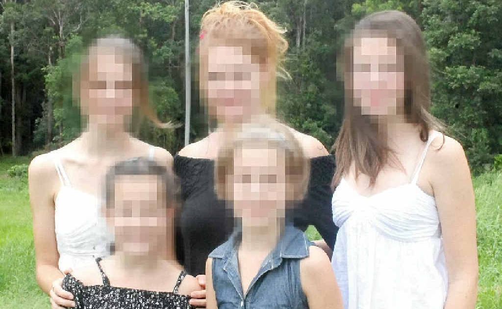 A Sunshine Coast mum and her daughters . A Sunshine Coast mum and her daughters .