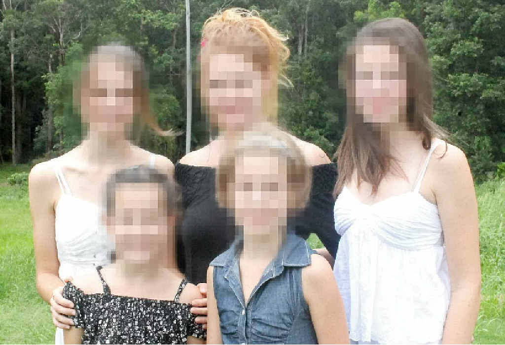 A Sunshine Coast mum and her daughters . A Sunshine Coast mum and her daughters .