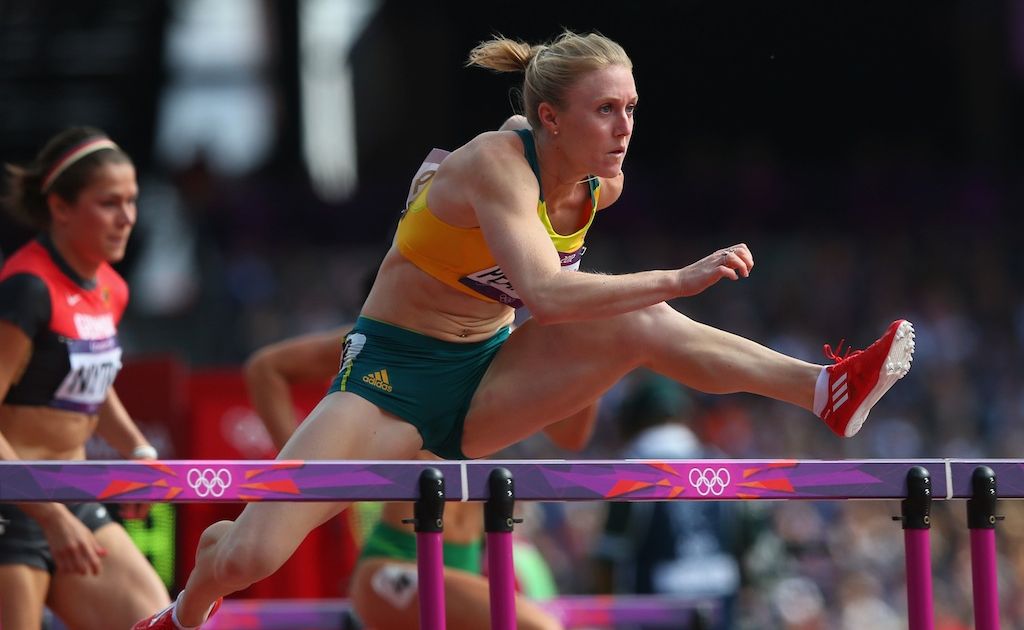 Sally Pearson broke the Olympic record for the women's 100 metre hurdles at the 2012 London Olympics. Sally Pearson broke the Olympic record for the women's 100 metre hurdles at the 2012 London Olympics.