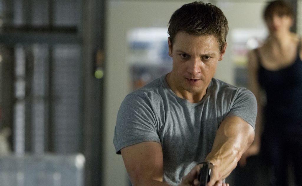 Jeremy Renner in a scene from the new movie 'Bourne' movie, Bourne Legacy. Jeremy Renner in a scene from the new movie 'Bourne' movie, Bourne Legacy.