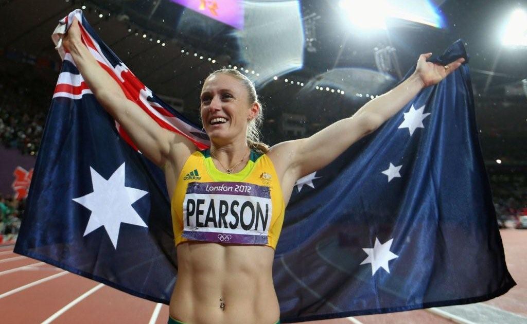 Sally Pearson of Australia wins gold in the women's 100m hurdles final on day 11 of the London 2012 Olympic Games at Olympic Stadium on August 7, 2012 in London, England. Sally Pearson of Australia wins gold in the women's 100m hurdles final on day 11 of the London 2012 Olympic Games at Olympic Stadium on August 7, 2012 in London, England.