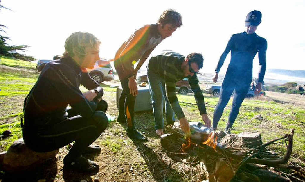 Stars of the surf film El Mar, Mi Alma (from left) Dane Ward, Dave Rastovich, Joel Parkinson and Chris del Moro. Stars of the surf film El Mar, Mi Alma (from left) Dane Ward, Dave Rastovich, Joel Parkinson and Chris del Moro.