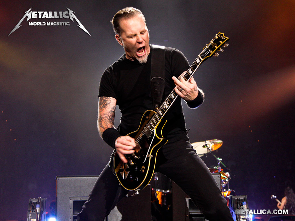 A Metallica promotional photo. A Metallica promotional photo.