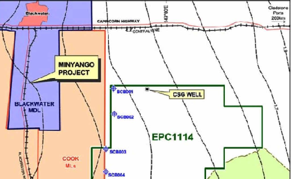 Stanmore’s proposed mine sits between Blackwater and the Blackdown Tableland. Stanmore’s proposed mine sits between Blackwater and the Blackdown Tableland.