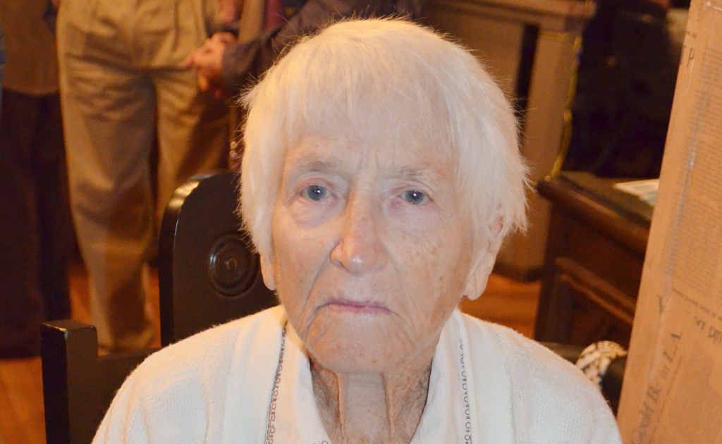 Clara Marshall, 94, was crowned the queen at yesterday’s seniors’ lunch. Clara Marshall, 94, was crowned the queen at yesterday’s seniors’ lunch.