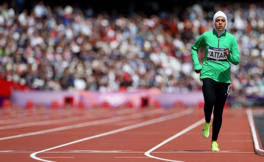 Sarah Attar has become the first Saudi woman to compete in athletics at the Olympic Games. Sarah Attar has become the first Saudi woman to compete in athletics at the Olympic Games.