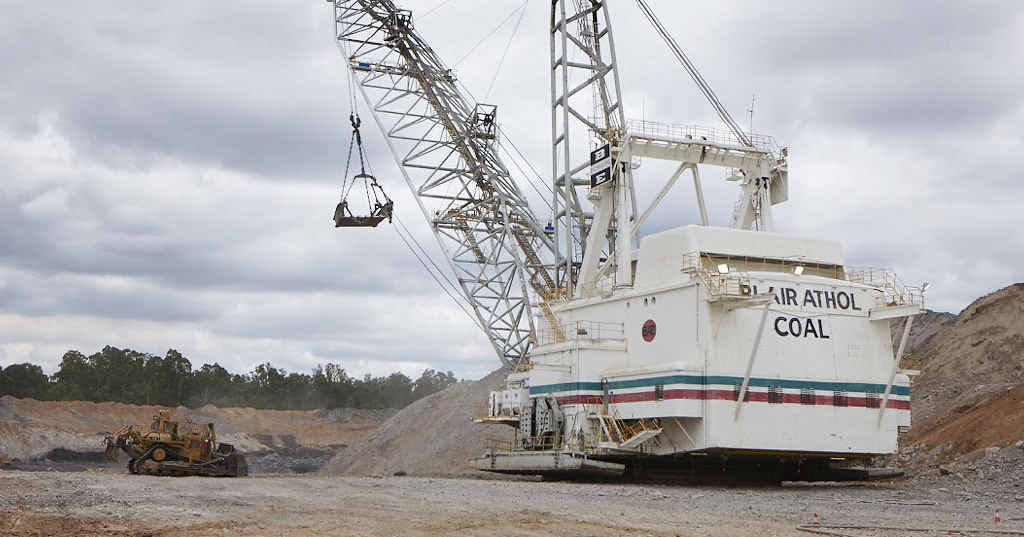 Blair Athol mine, 24km north-west of Clermont. Blair Athol mine, 24km north-west of Clermont.