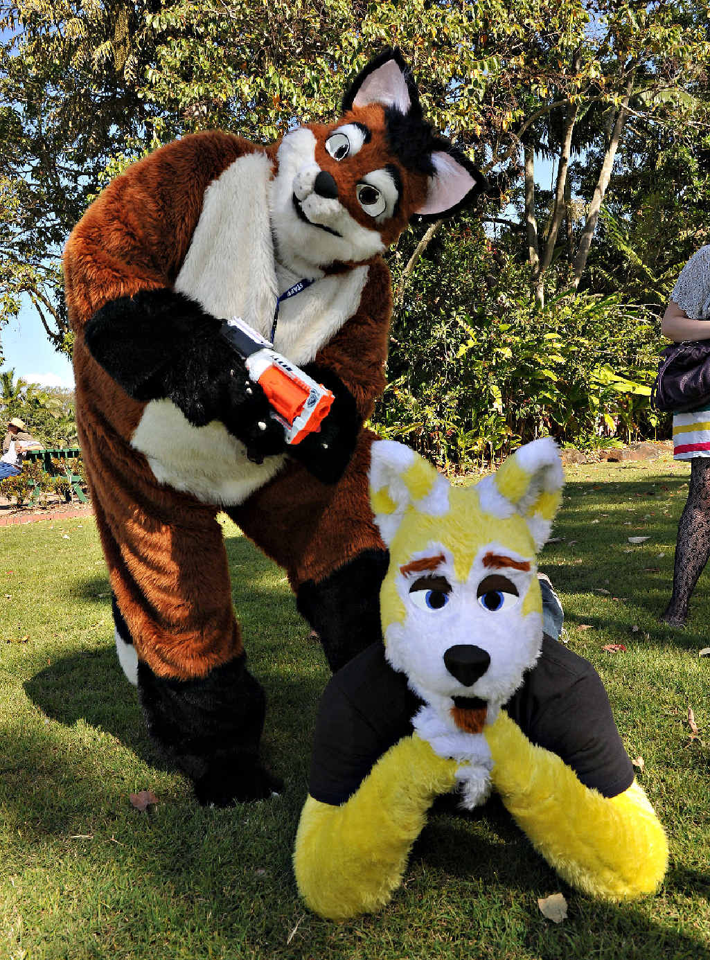 Leif Acworth aka Maui and Hayden Grant aka Bingo Fox. Leif Acworth aka Maui and Hayden Grant aka Bingo Fox.