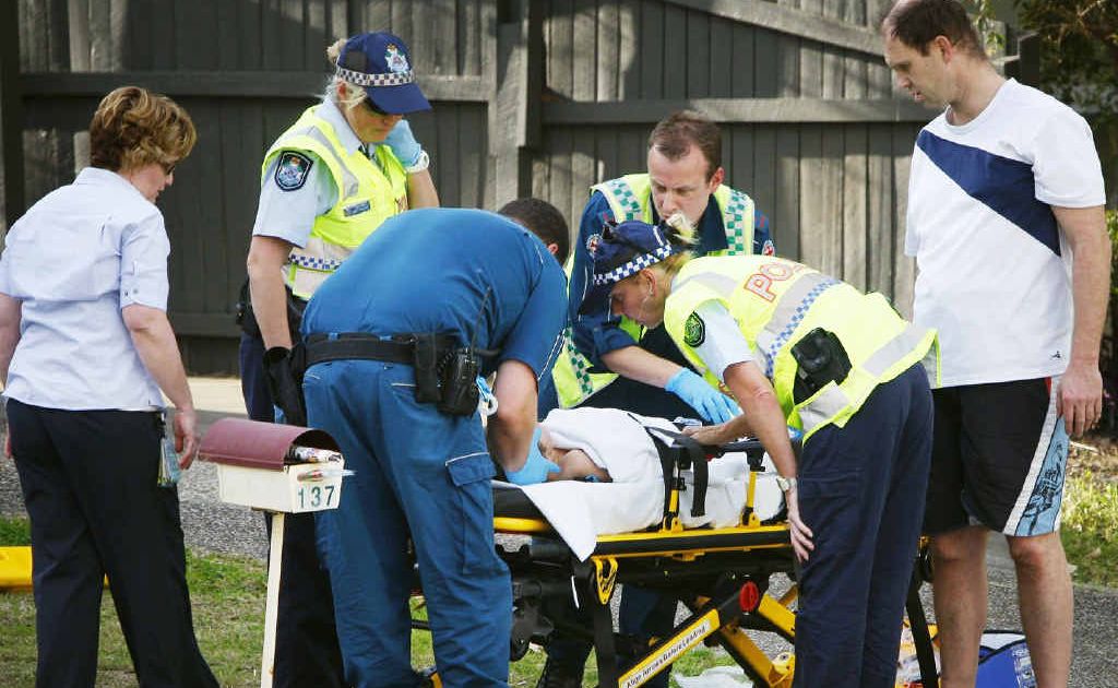 Emergency crews work to save a child at the scene of the crash. Emergency crews work to save a child at the scene of the crash.