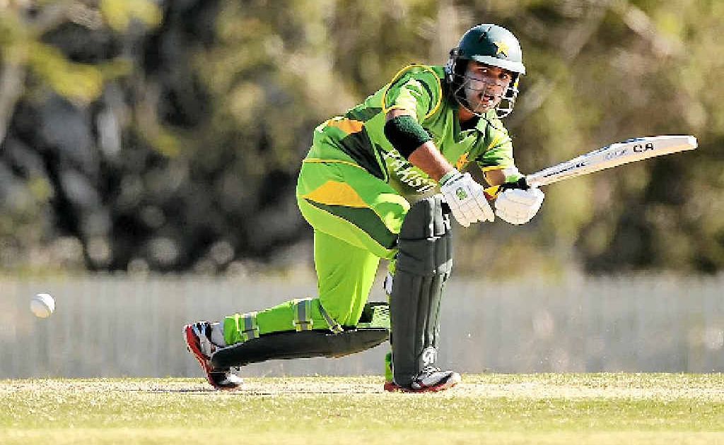 Pakistan’s Sami Aslam bats in an earlier game against Australia. Pakistan’s Sami Aslam bats in an earlier game against Australia.