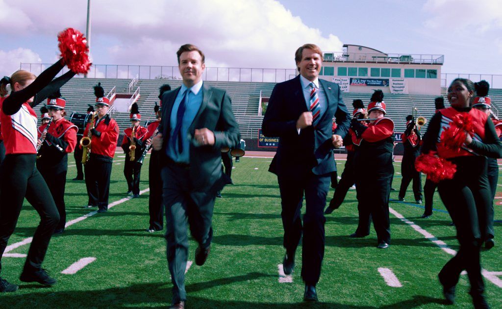 Jason Sudeikis, left, and Will Ferrell in a scene from the movie The Campaign. Jason Sudeikis, left, and Will Ferrell in a scene from the movie The Campaign.