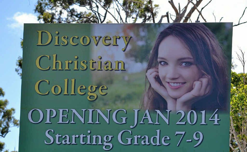 Building work at the Discovery Christian College is due to start soon. Building work at the Discovery Christian College is due to start soon.
