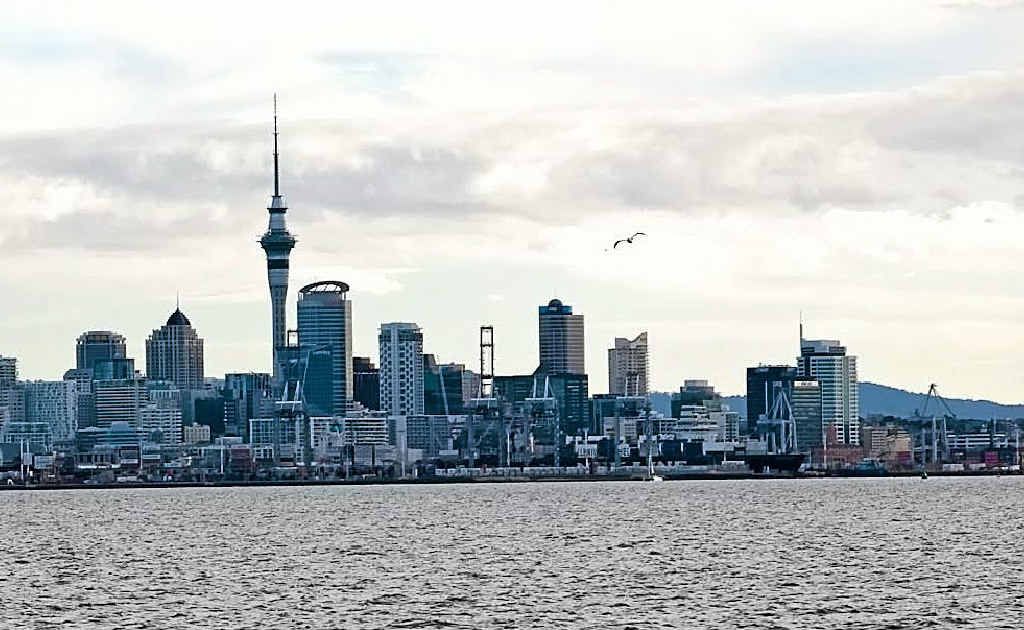 Skyline from Hauraki Gulf. Skyline from Hauraki Gulf.