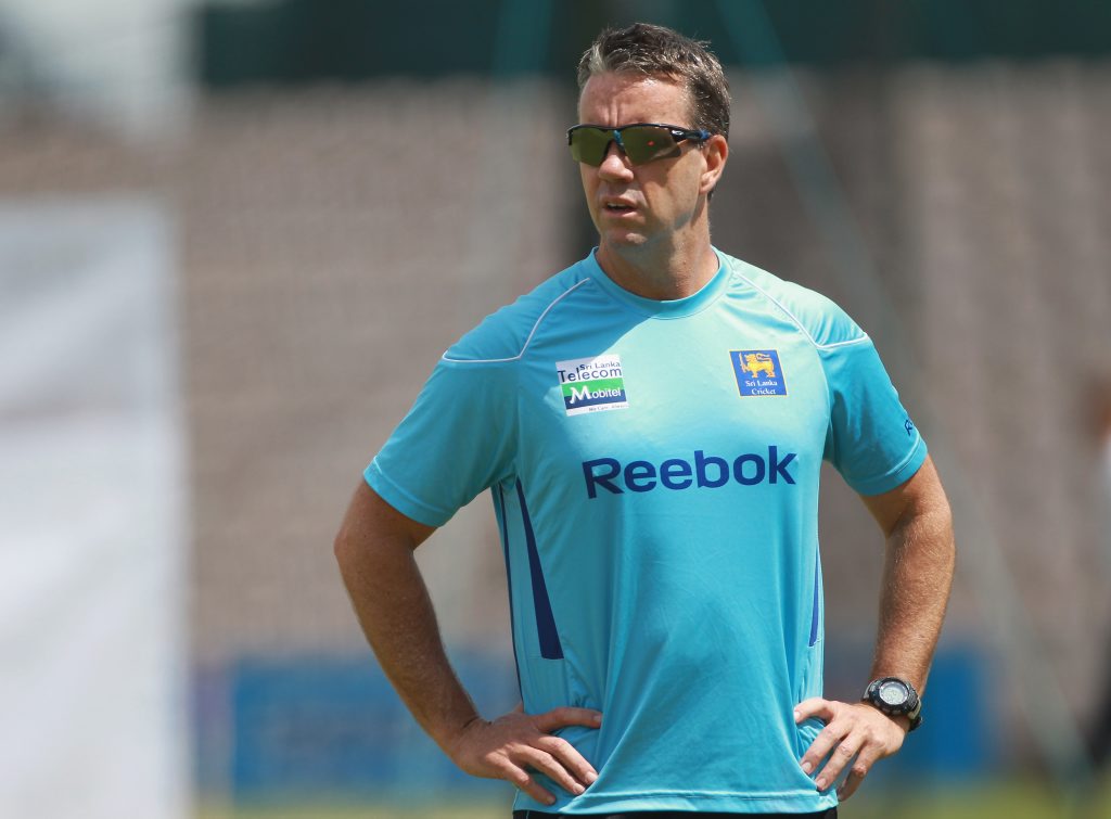 Stuart Law, while coaching Sri Lanka. Stuart Law, while coaching Sri Lanka.