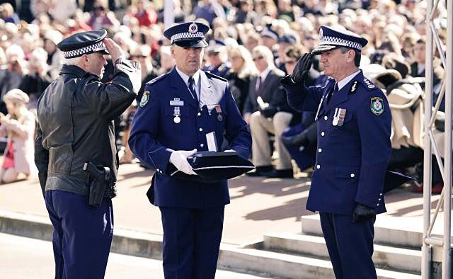 Sergeant Glenn Stirton has been honoured with a valour award. Sergeant Glenn Stirton has been honoured with a valour award.