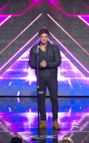 X Factor contestant Zac Russell.