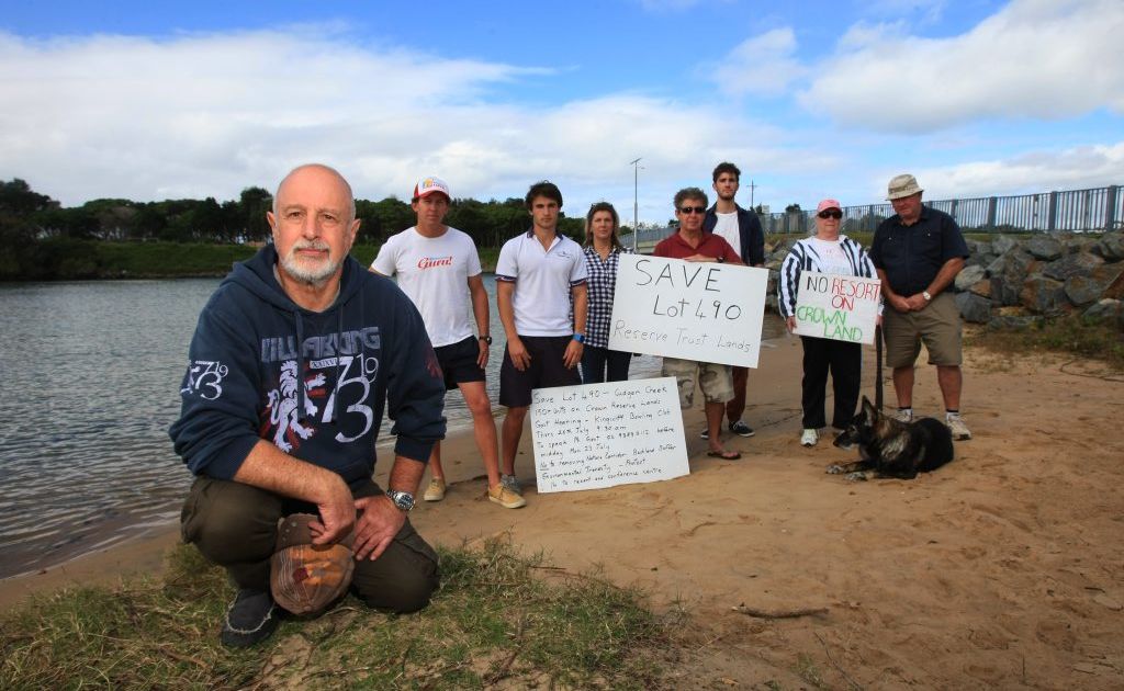 Residents who have been fighting to save Lot 490, at Kingscliff. Residents who have been fighting to save Lot 490, at Kingscliff.