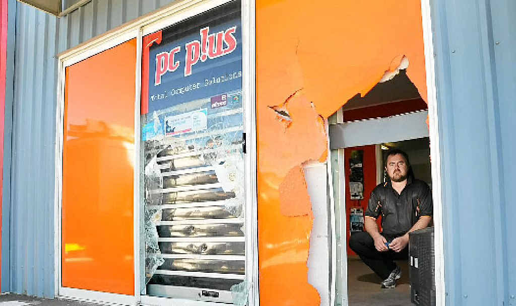 PC Plus owner Daniel Fuller is in line to receive restitution from the thief who robbed the store. PC Plus owner Daniel Fuller is in line to receive restitution from the thief who robbed the store.