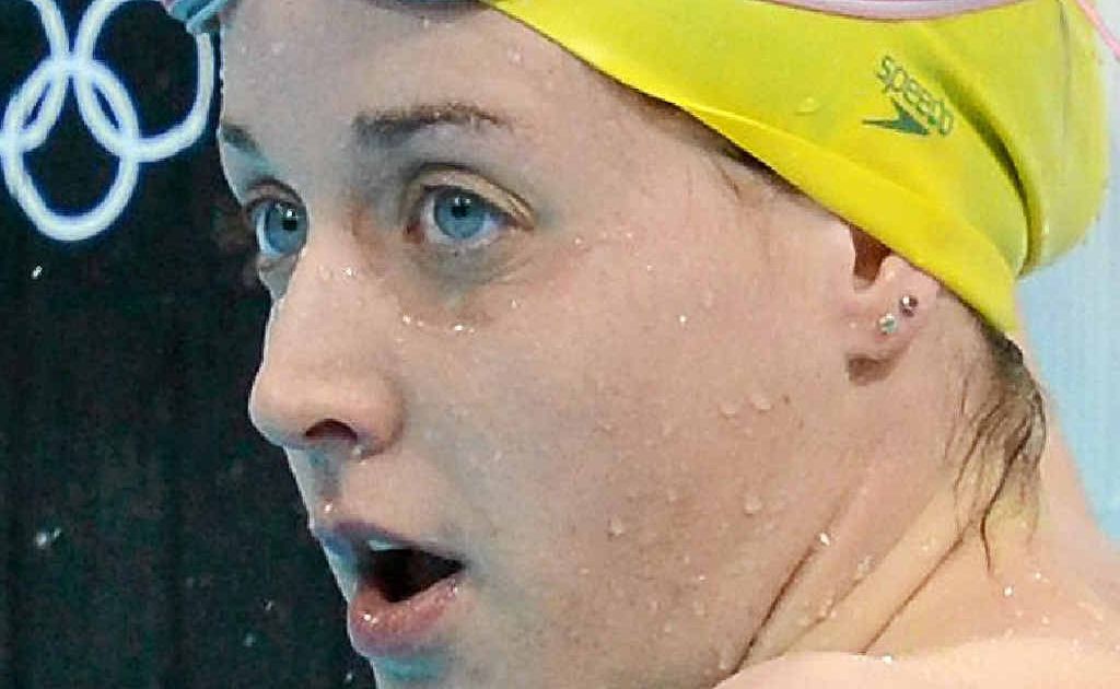 Samantha Hamill checks the results after her heat in the women's 200m butterfly at the London Olympics. Samantha Hamill checks the results after her heat in the women's 200m butterfly at the London Olympics.