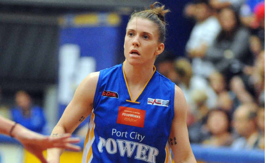 Port City Power player Natalie Hurst. Port City Power player Natalie Hurst.