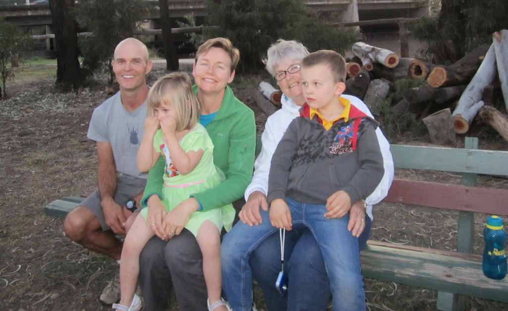 The Englund family took time out for a picnic on their journey from Emerald to the Wesley Hospital raising awareness of strokes. The Englund family took time out for a picnic on their journey from Emerald to the Wesley Hospital raising awareness of strokes.