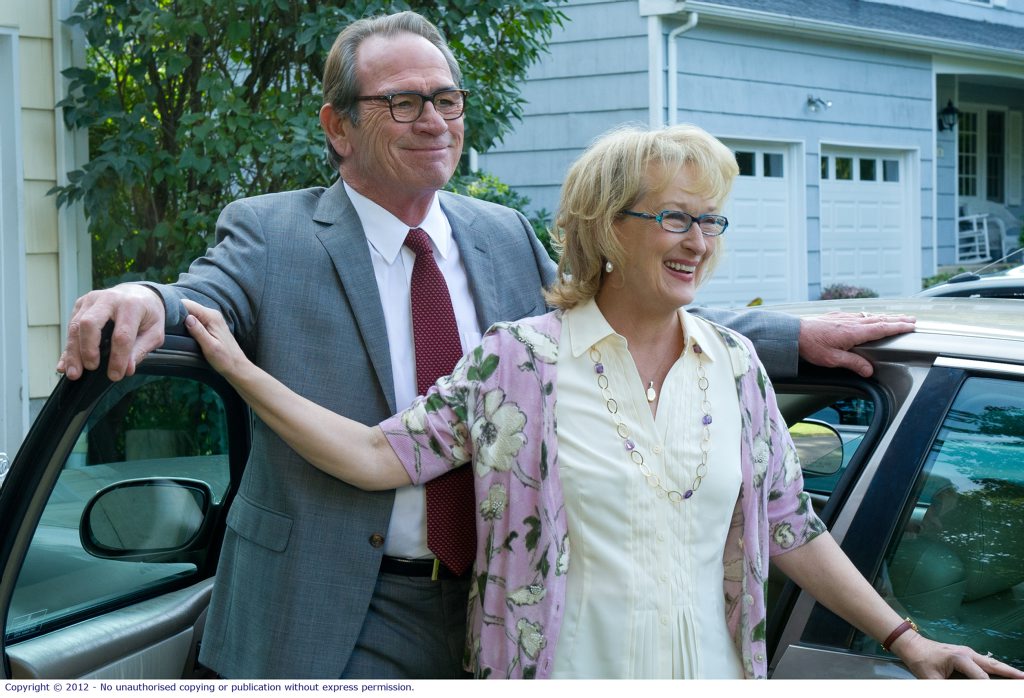 Tommy Lee Jones and Meryl Streep in a scene from the movie Hope Springs. Tommy Lee Jones and Meryl Streep in a scene from the movie Hope Springs.