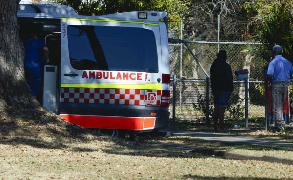 The scene of a stabbing in South Grafton. The scene of a stabbing in South Grafton.