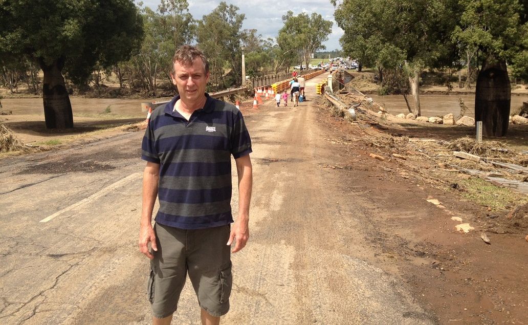 Former University of Southern Queensland journalism student Bruce Atkinson has won an award for his work on the western-Queensland floods. Former University of Southern Queensland journalism student Bruce Atkinson has won an award for his work on the western-Queensland floods.
