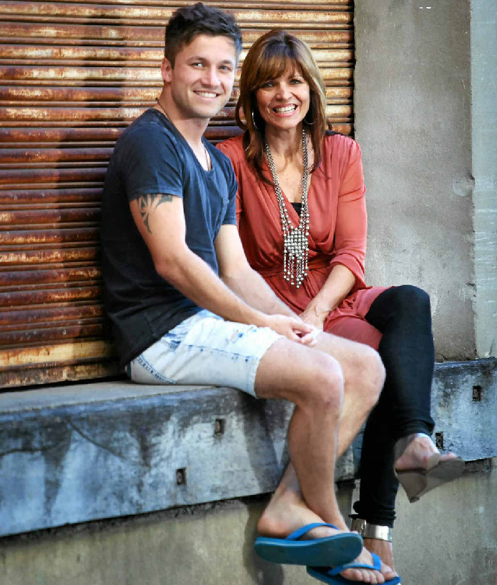 X Factor contestant Aaron Russell and mum Chris kick back and contemplate life after the hit Channel 7 show.
